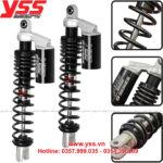 Phuộc YSS G-Plus Honda SH 125/150 (Lò xo đen, bình dầu đen)