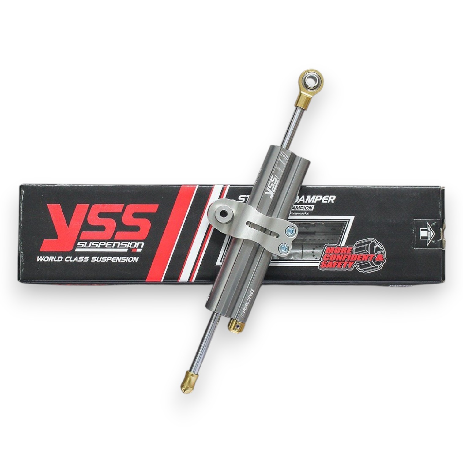 Trợ Lực Tay Lái YSS Racing EG188-078C-01-R Bạch Kim (PLATINUM)