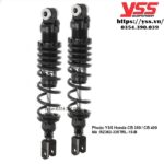 Phuộc YSS Honda CB 350/ CB 400/ CB 500/ CB 550 /CB 750 Đen Đen